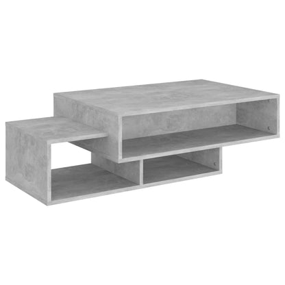 Tavolino da Salotto Grigio Cemento 105x55x32 cm in Truciolato | homemem39