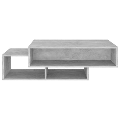 Tavolino da Salotto Grigio Cemento 105x55x32 cm in Truciolato | homemem39