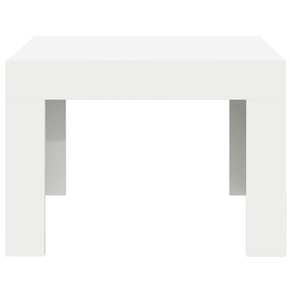 Tavolino da Salotto Bianco 50x50x35 cm in Truciolato | homemem39