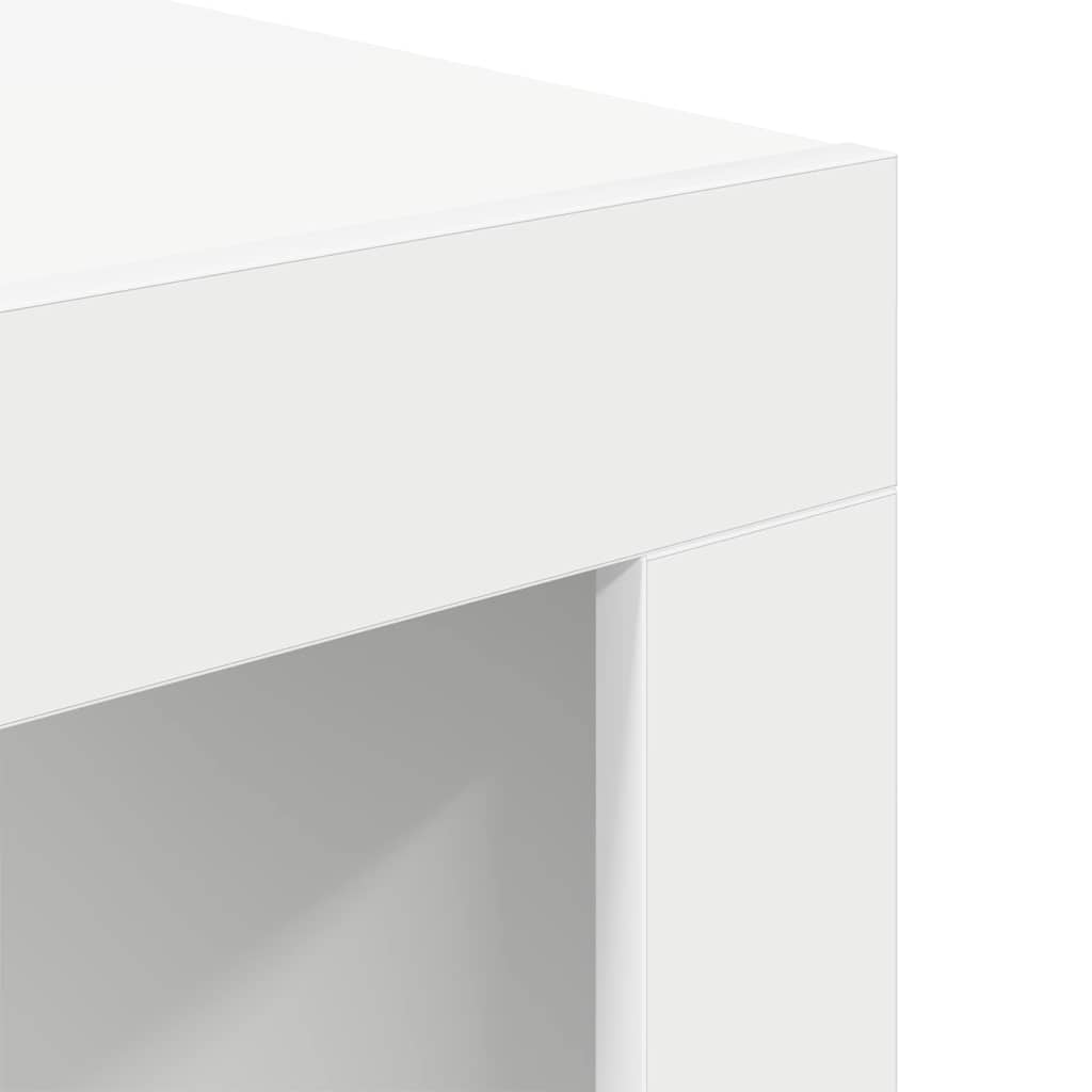 Tavolino da Salotto Bianco 50x50x35 cm in Truciolato | homemem39