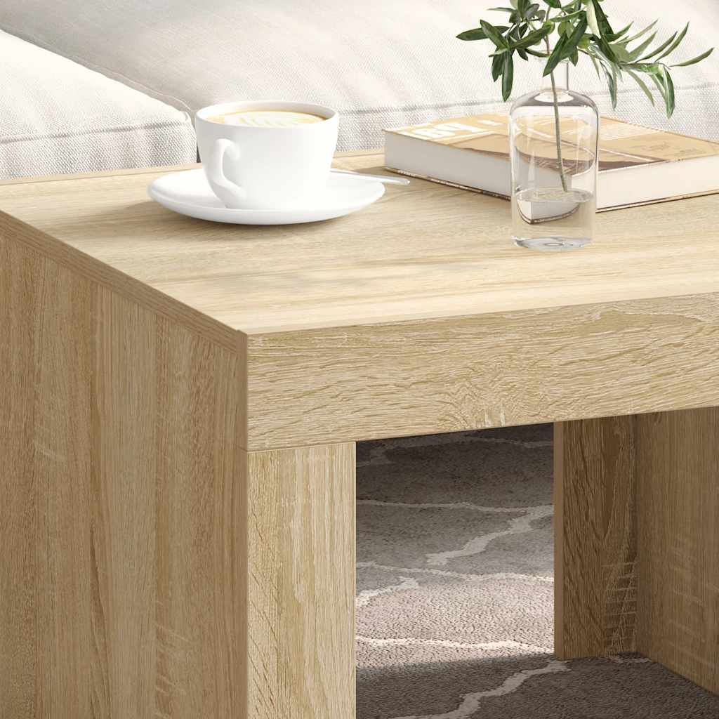 Tavolino da Salotto Rovere Sonoma 50x50x35 cm in Truciolato | homemem39