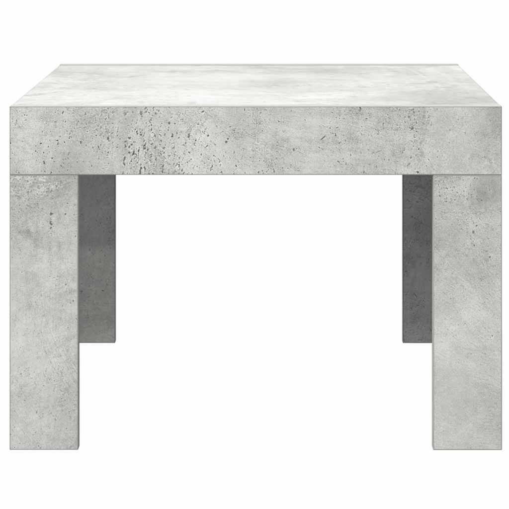 Tavolino da Salotto Grigio Cemento 50x50x35 cm in Truciolato | homemem39