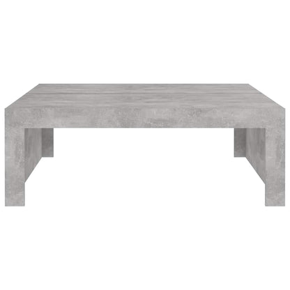 Tavolino da Salotto Grigio Cemento 100x100x35 cm Truciolato | homemem39