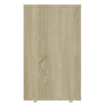 Tavolini Impilabili 3 pz Rovere Sonoma in Legno Multistrato