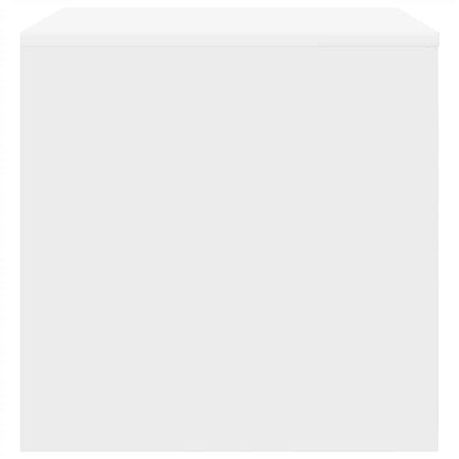 Tavolini Impilabili 3 pz Bianchi in Truciolato - homemem39