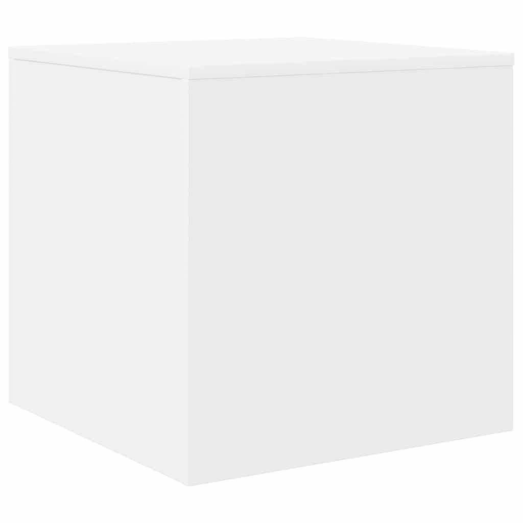 Tavolini Impilabili 3 pz Bianchi in Truciolato - homemem39