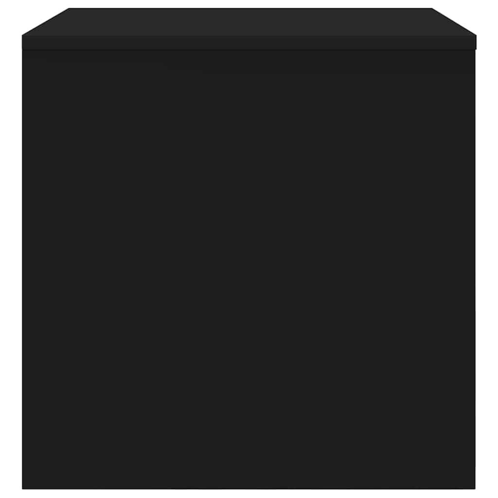 Tavolini Impilabili 3 pz Neri in Truciolato - homemem39