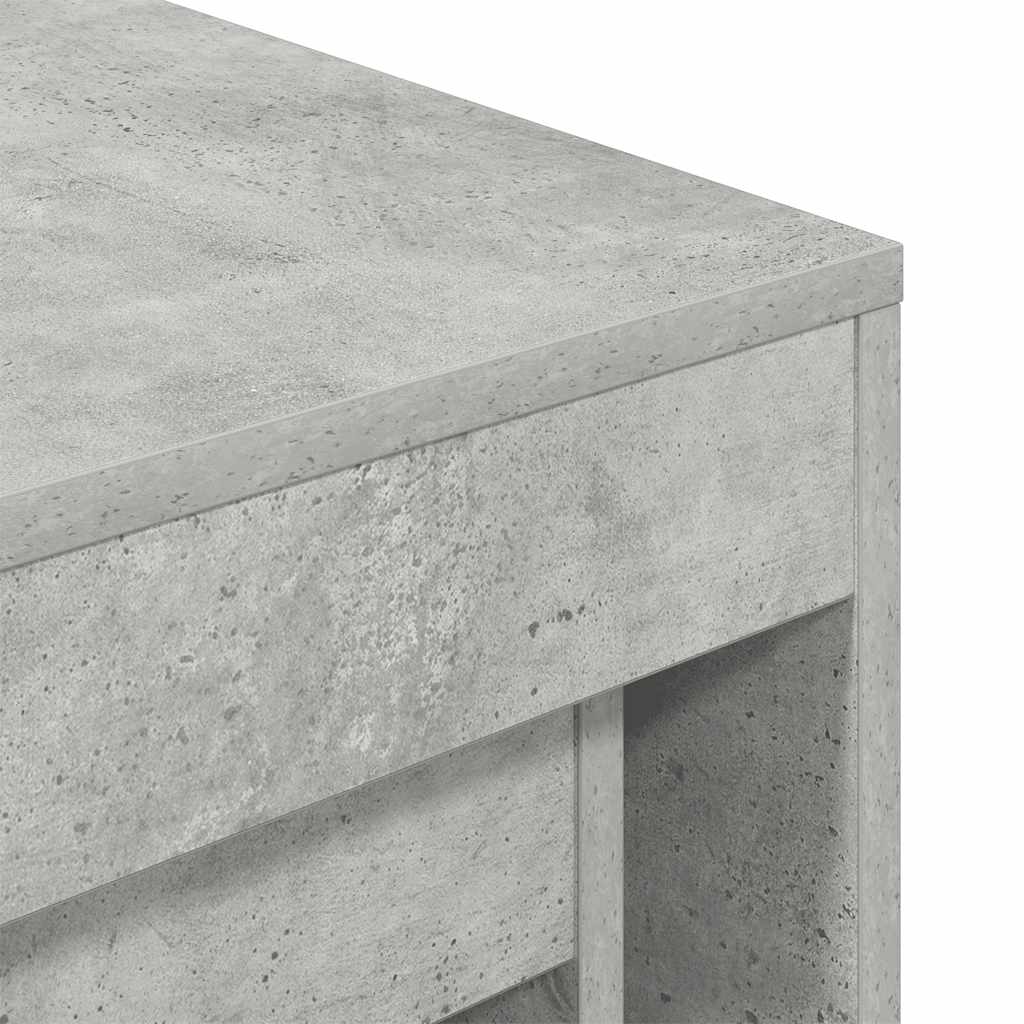 Tavolini Impilabili 3 pz Grigio Cemento in Truciolato | homemem39