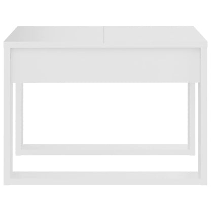Tavolino Bianco 50x30x50 cm in Legno Multistrato | homemem39