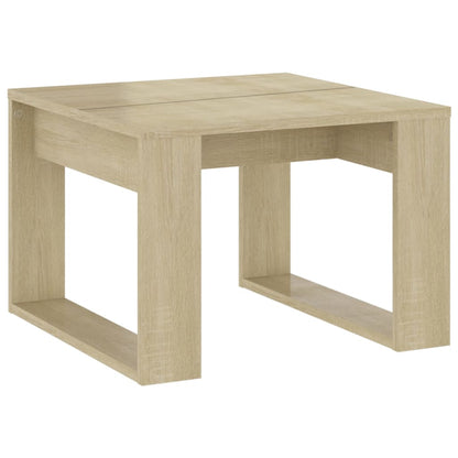 Tavolino di Servizio Rovere Sonoma 50x50x35 cm in Truciolato | homemem39
