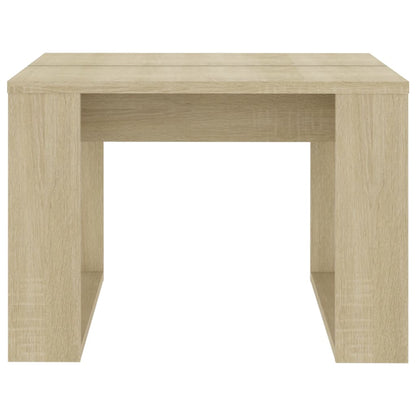 Tavolino di Servizio Rovere Sonoma 50x50x35 cm in Truciolato | homemem39