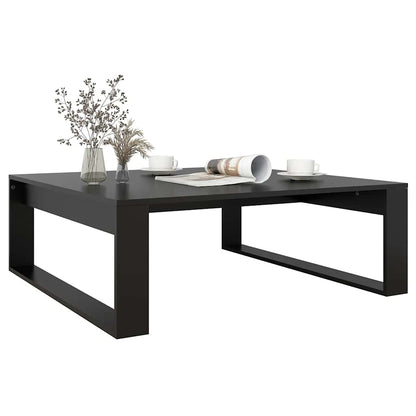 Tavolino da Salotto Nero 100x100x35 cm Truciolato | homemem39