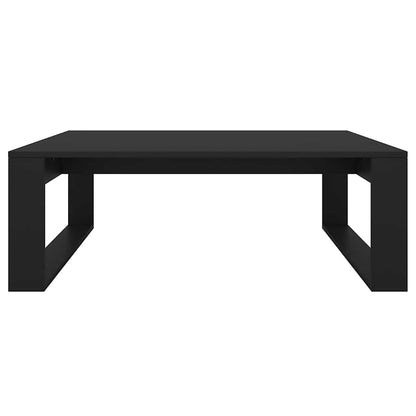 Tavolino da Salotto Nero 100x100x35 cm Truciolato | homemem39