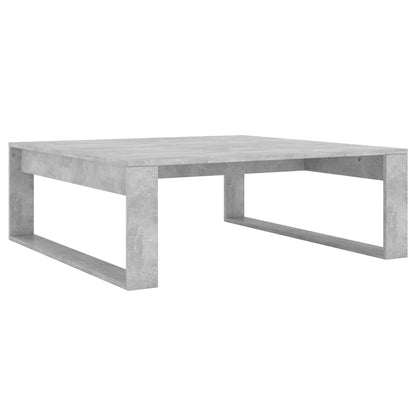 Tavolino da Salotto Grigio Cemento 100x100x35 cm Truciolato | homemem39