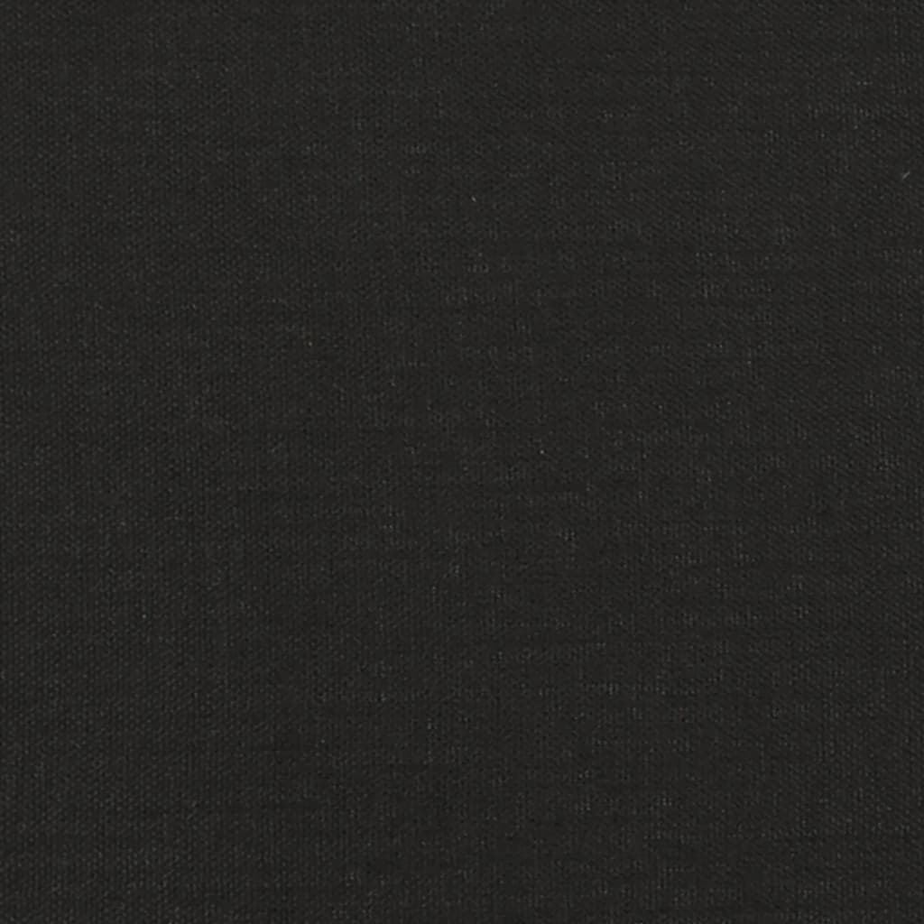 Poggiapiedi Nero 78x56x32 cm in Tessuto - homemem39