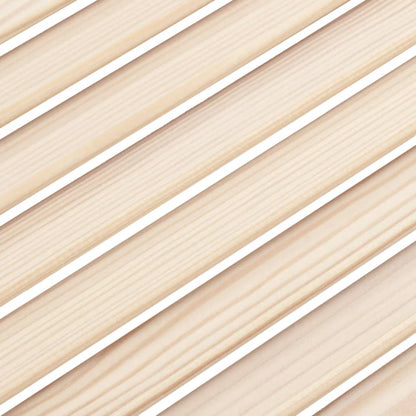 Ante con Design a Lamelle 4 pz 39,5x39,4 cm in Legno di Pino - homemem39