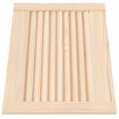 Anta con Design a Lamelle 39,5x49,4 cm in Legno di Pino - homemem39