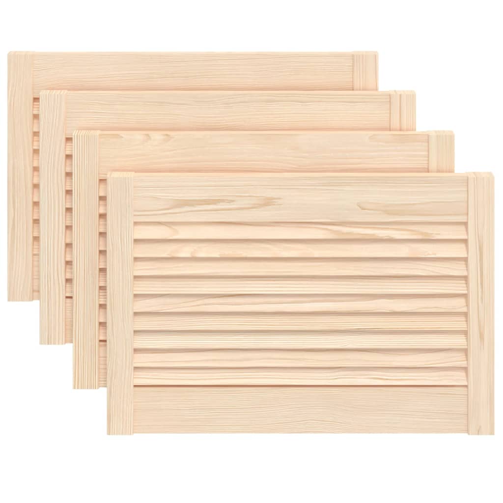 Ante con Design a Lamelle 4 pz 39,5x59,4 cm in Legno di Pino | homemem39