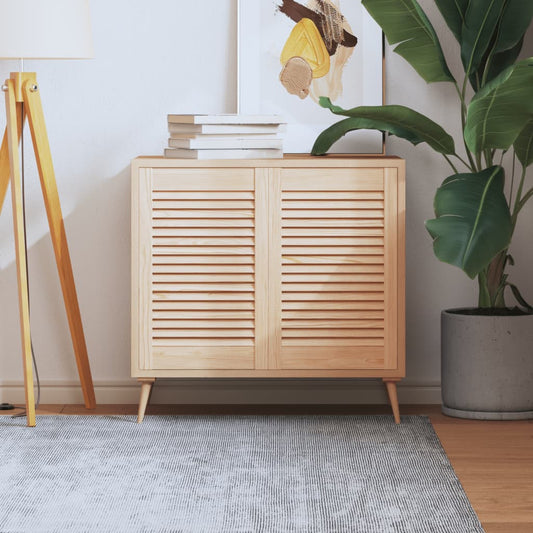 Ante con Design a Lamelle 2 pz 61,5x39,4 cm in Legno di Pino - homemem39
