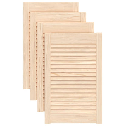 Ante con Design a Lamelle 4 pz 61,5x39,4 cm in Legno di Pino - homemem39