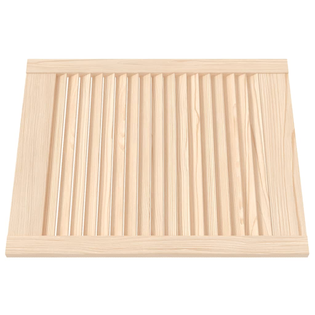 Ante con Design a Lamelle 2 pz 61,5x49,4 cm in Legno di Pino - homemem39