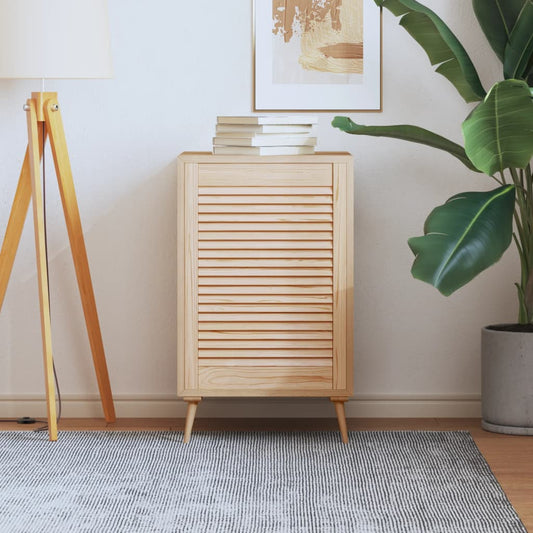Anta con Design a Lamelle 69x49,4 cm in Legno di Pino - homemem39