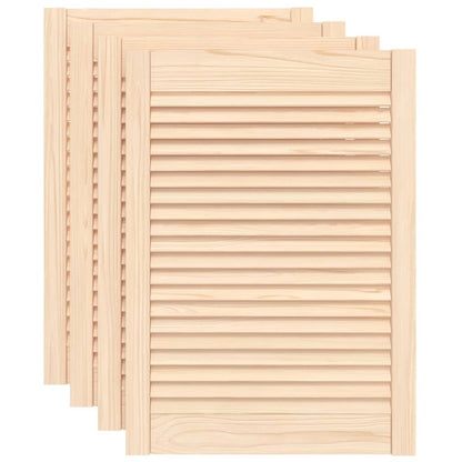 Ante con Design a Lamelle 4 pz 69x49,4 cm in Legno di Pino | homemem39