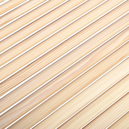 Anta con Design a Lamelle 69x59,4 cm in Legno di Pino - homemem39