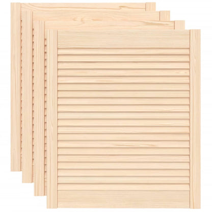 Ante con Design a Lamelle 4 pz 69x59,4 cm in Legno di Pino - homemem39