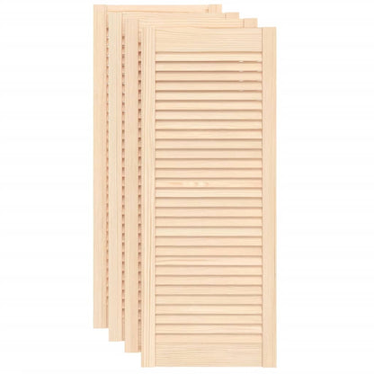 Ante con Design a Lamelle 4 pz 99,3x39,4 cm in Legno di Pino - homemem39