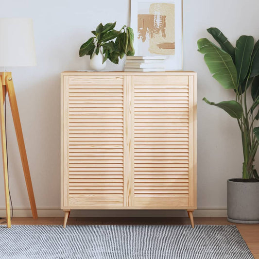 Ante con Design a Lamelle 2 pz 99,3x49,4 cm in Legno di Pino - homemem39