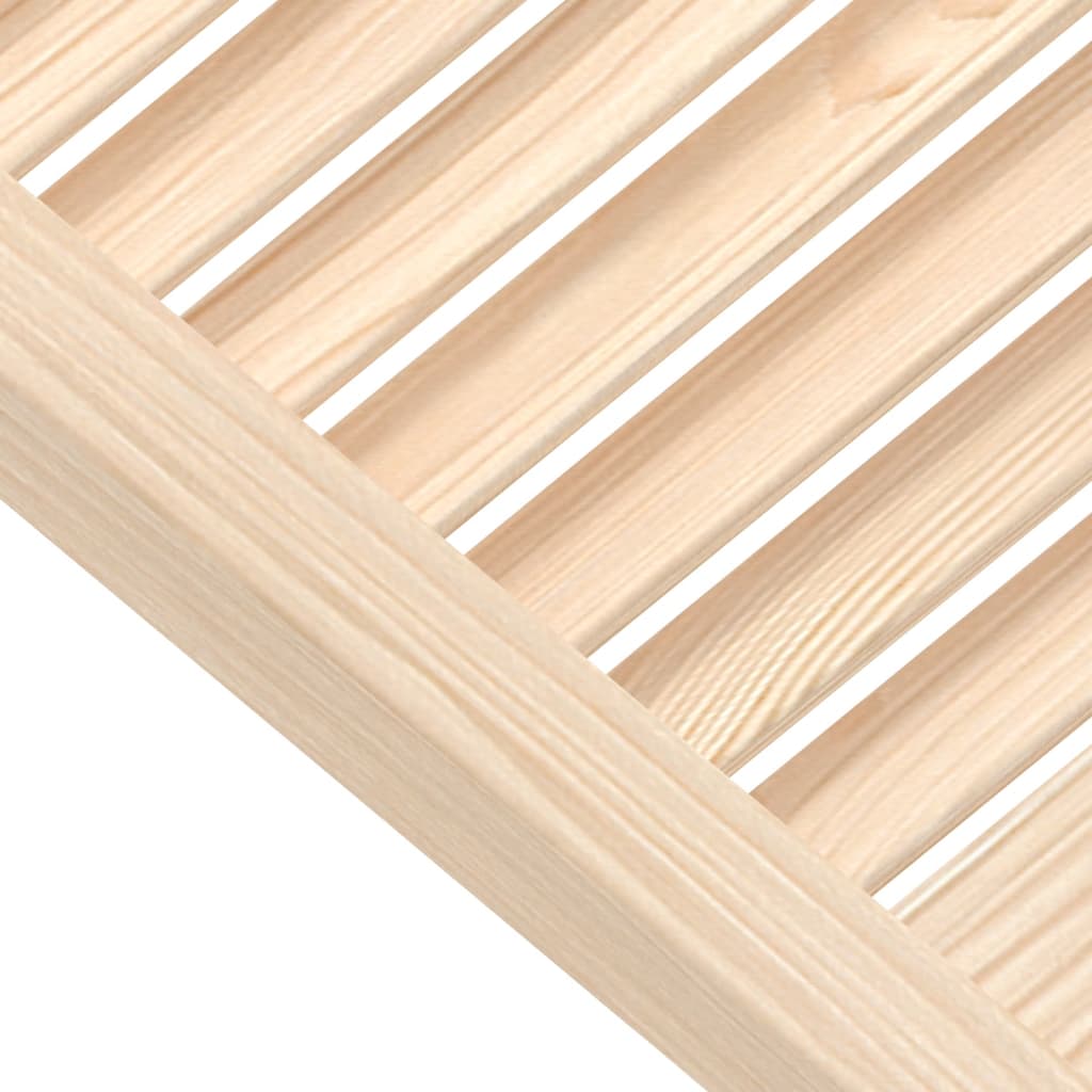 Ante con Design a Lamelle 4 pz 99,3x49,4 cm in Legno di Pino | homemem39