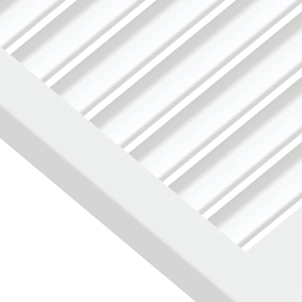 Ante a Lamelle 2 pz Bianche 39,5x39,4 cm in Legno di Pino | homemem39