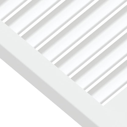 Ante a Lamelle 2 pz Bianche 39,5x39,4 cm in Legno di Pino | homemem39