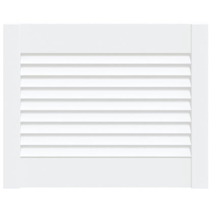 Anta a Lamelle Bianca 39,5x49,4 cm in Legno di Pino - homemem39