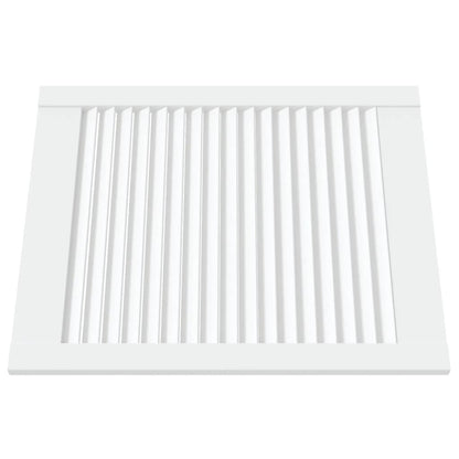 Ante a Lamelle 2 pz Bianche 61,5x49,4 cm in Legno di Pino - homemem39