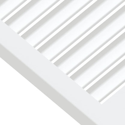 Anta a Lamelle Bianca 61,5x59,4 cm in Legno di Pino | homemem39