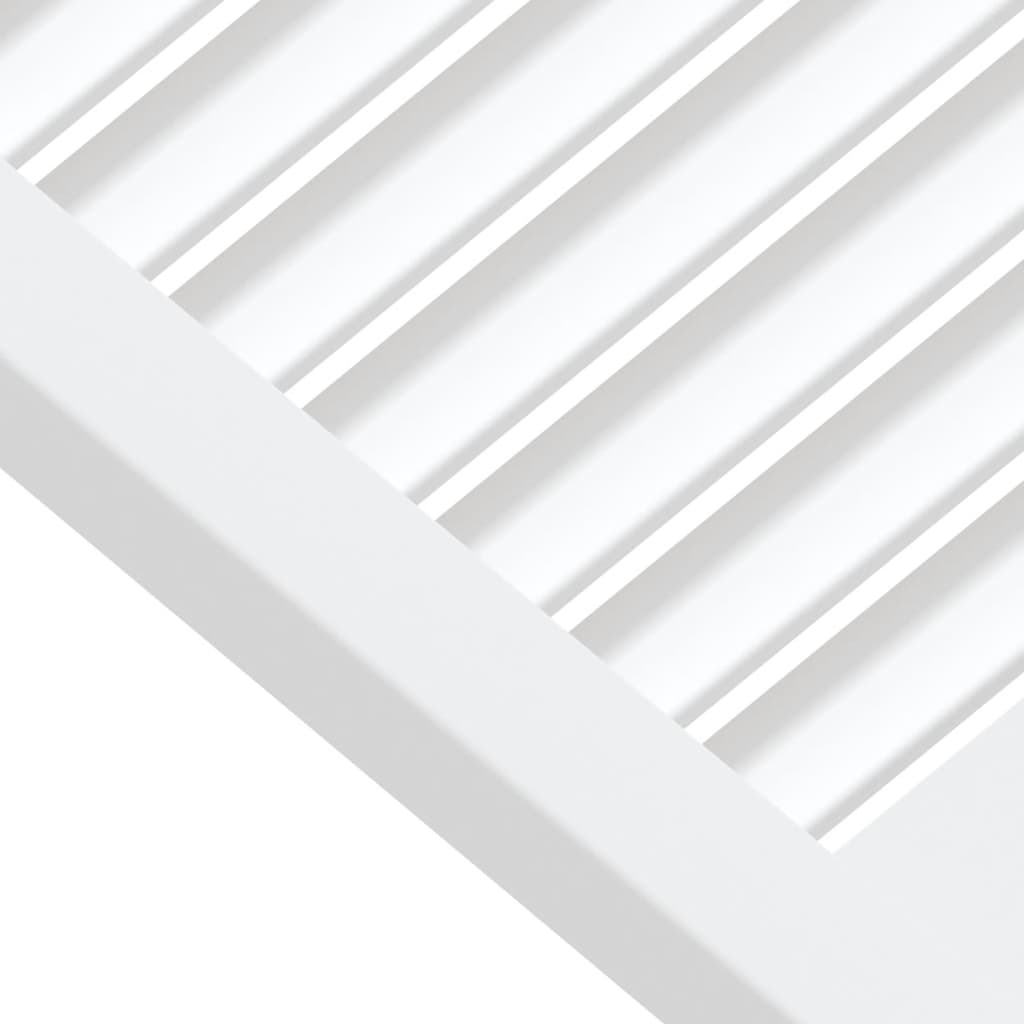 Ante a Lamelle 4 pz Bianche 61,5x59,4 cm in Legno di Pino | homemem39