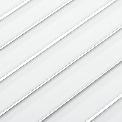 Ante a Lamelle 4 pz Bianche 61,5x59,4 cm in Legno di Pino - homemem39