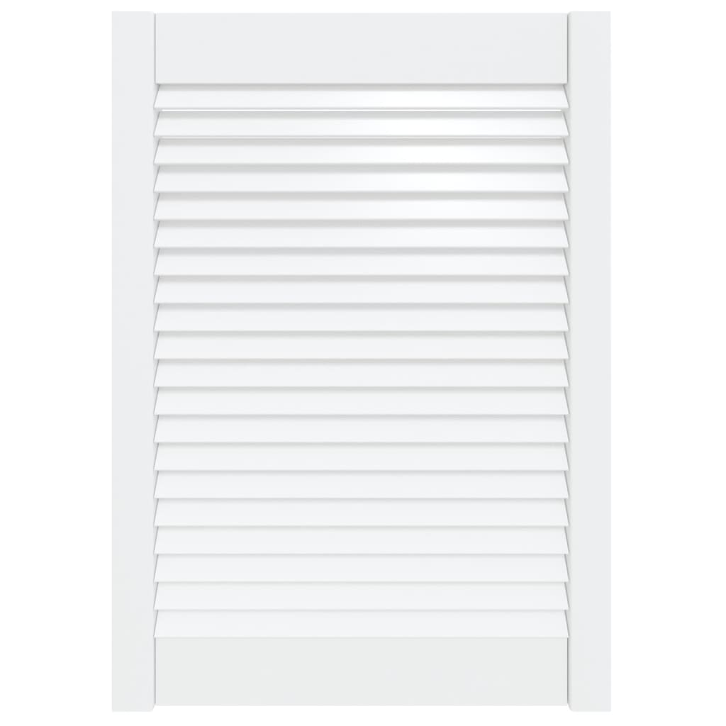 Anta a Lamelle Bianca 69x49,4 cm in Legno di Pino - homemem39