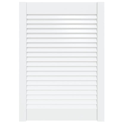 Anta a Lamelle Bianca 69x49,4 cm in Legno di Pino - homemem39