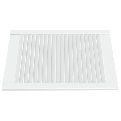 Anta a Lamelle Bianca 69x49,4 cm in Legno di Pino - homemem39