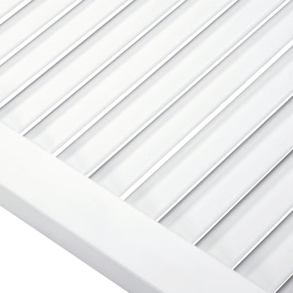 Ante a Lamelle 2 pz Bianche 69x49,4 cm in Legno di Pino | homemem39