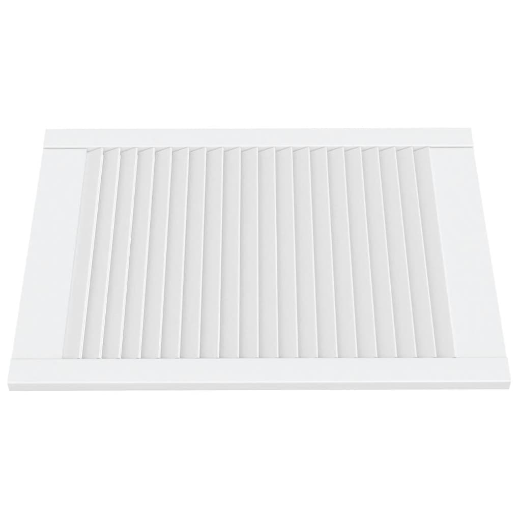Ante a Lamelle 4 pz Bianche 69x49,4 cm in Legno di Pino | homemem39