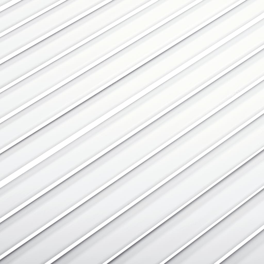 Ante a Lamelle Bianche 2 pz Bianche 69x59,4 cm Legno di Pino | homemem39