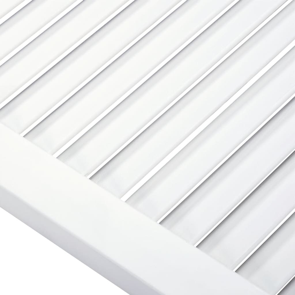 Ante a Lamelle 4 pz Bianche 69x59,4 cm in Legno di Pino | homemem39