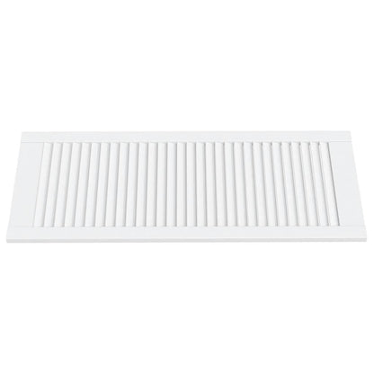 Ante a Lamelle 2 pz Bianche 99,3x39,4 cm in Legno di Pino - homemem39