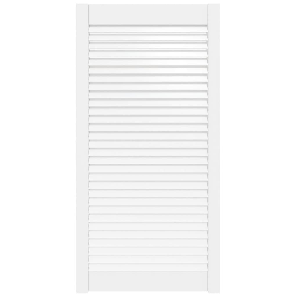 Anta a Lamelle Bianca 99,3x49,4 cm in Legno di Pino - homemem39