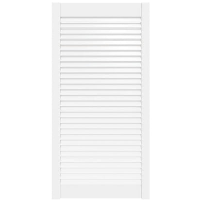 Anta a Lamelle Bianca 99,3x49,4 cm in Legno di Pino - homemem39
