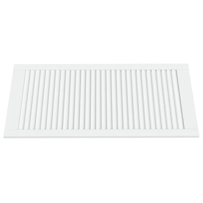 Anta a Lamelle Bianca 99,3x49,4 cm in Legno di Pino | homemem39